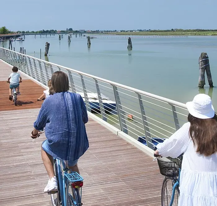 La nuova pista ciclabile del Pordelio - Percorsi in bici a Cavallino Treporti